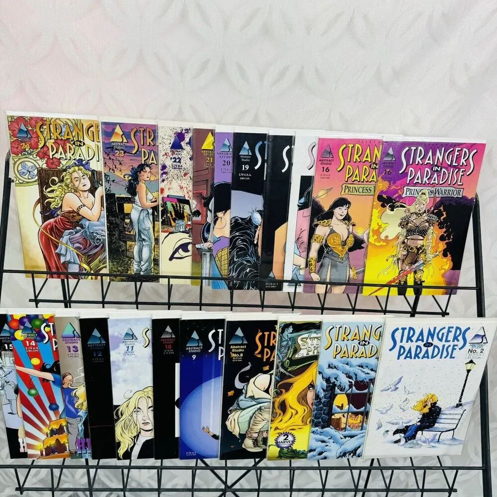 Strangers In Paradise 2-3 5 8-24 (Volume 3) Lot Abstract Studio Xena Variant